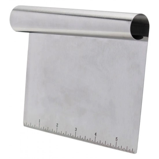 Espátula Cozinha 15cm Largura Por 12cm Aço Inox Com Régua  Rita Lobo